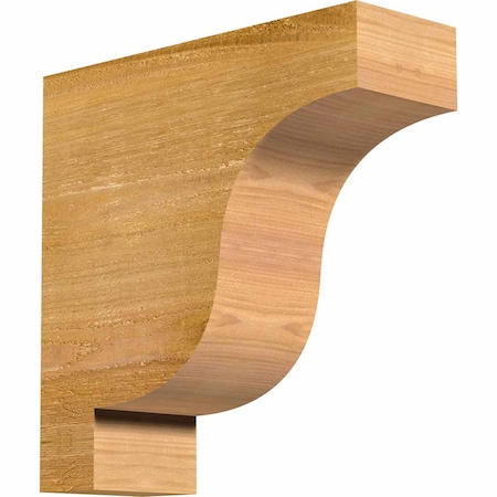 Ekena Millwork Newport Rough Sawn Rafter Tail, Western Red Cedar, 4"W x 12"H x 12"L RFT04X12X12NEW00RWR